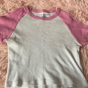 Brandy Melville XS cropped ribbed tee